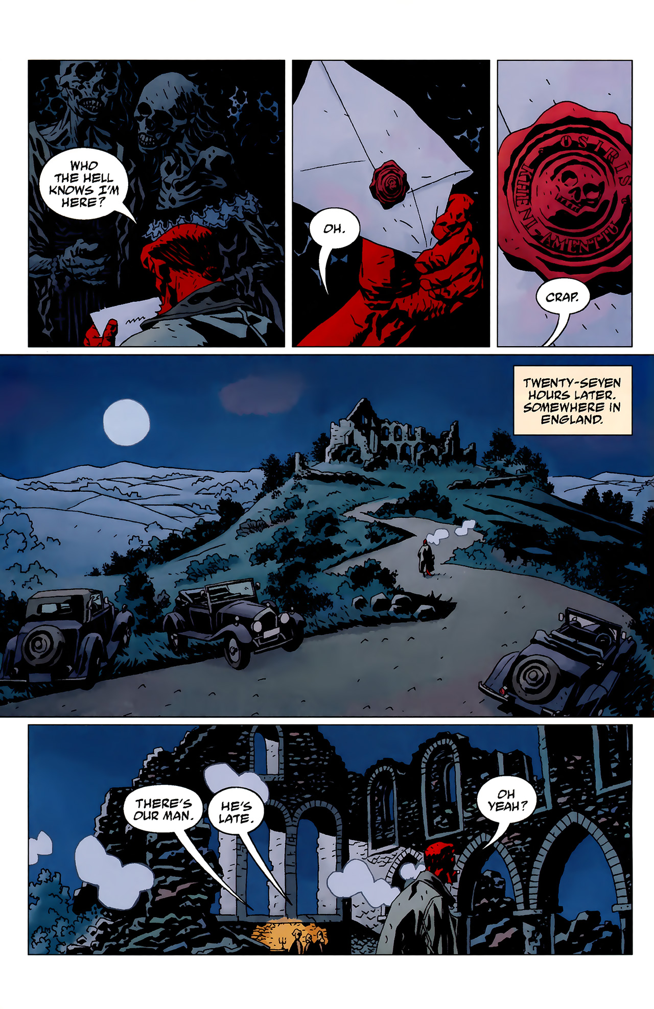 Read online Hellboy: The Wild Hunt comic -  Issue #1 - 9