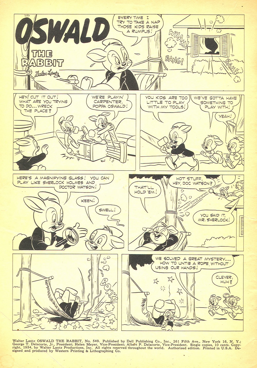 Read online Four Color Comics comic -  Issue #549 - 2