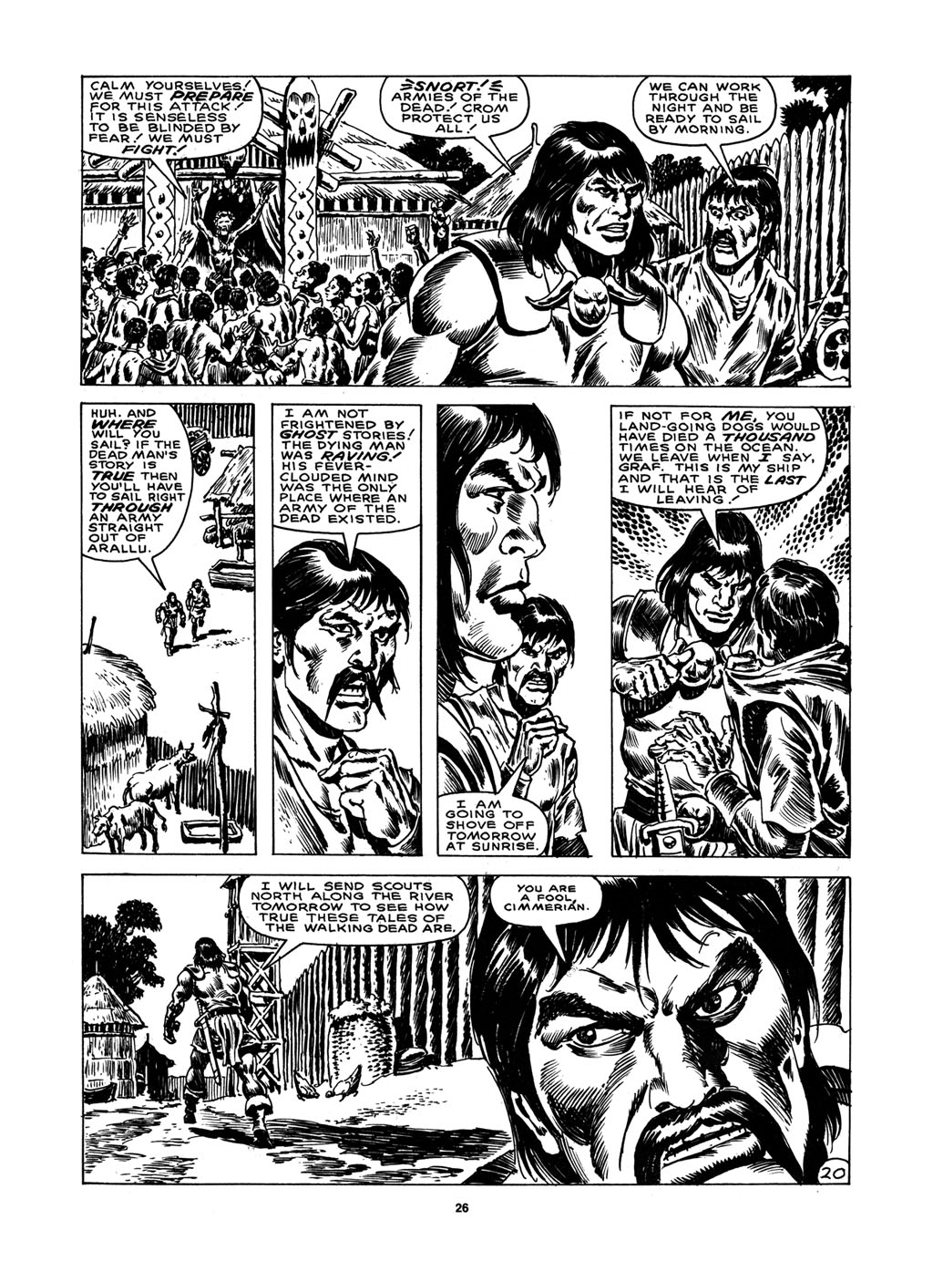 Read online The Savage Sword Of Conan comic -  Issue #150 - 22