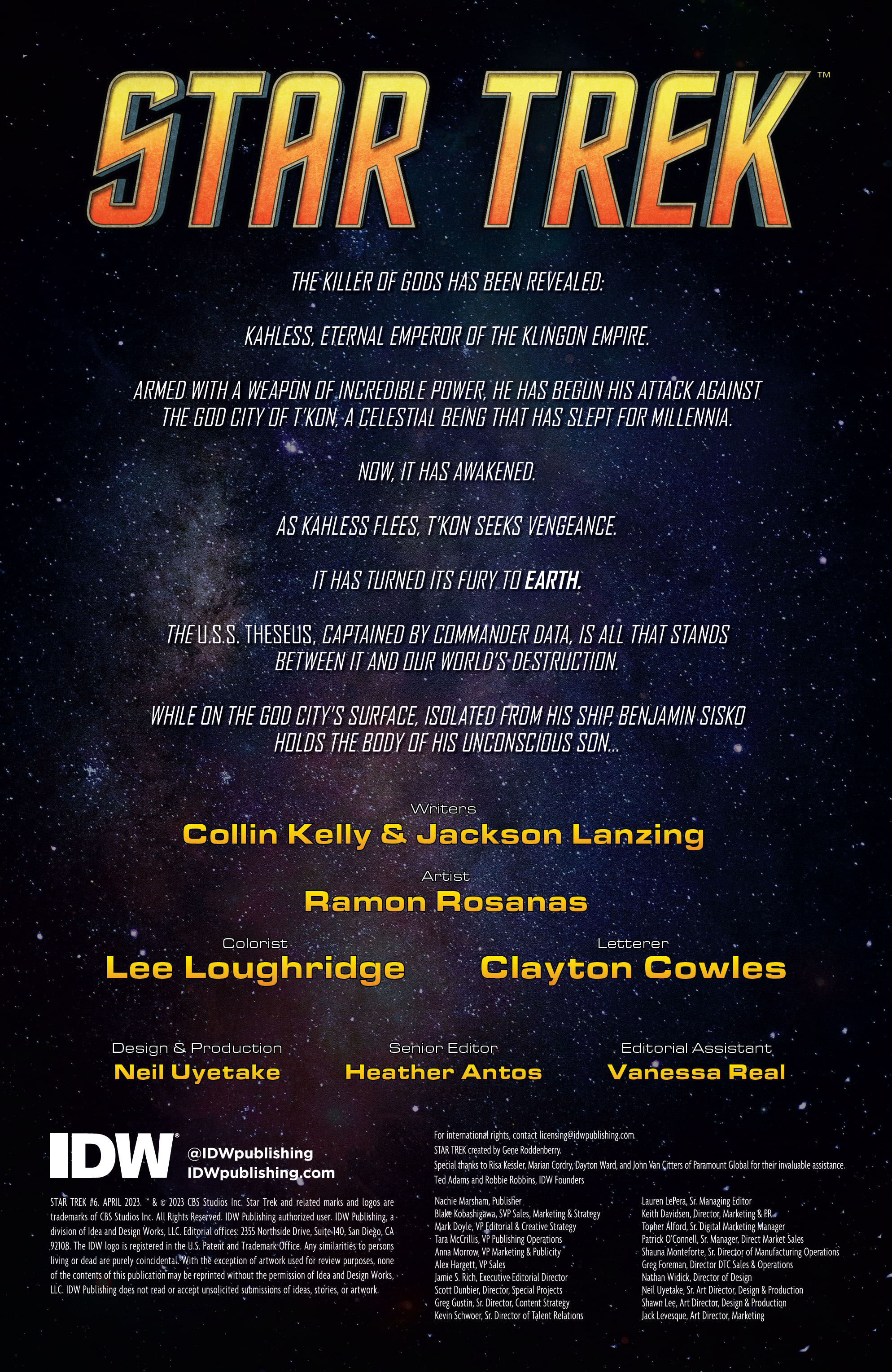 Read online Star Trek (2022) comic -  Issue #6 - 2