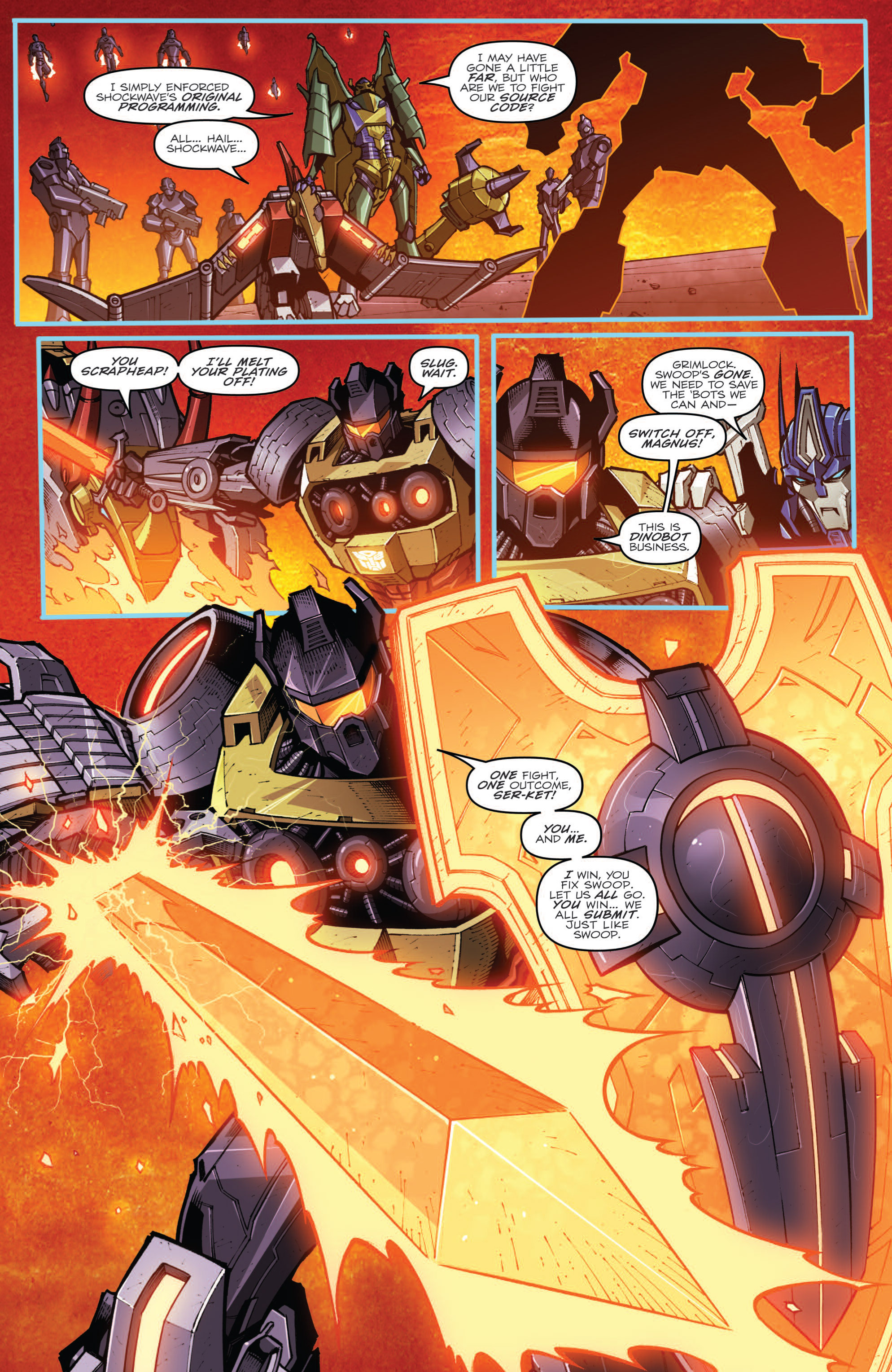 Read online The Transformers Prime: Rage of the Dinobots comic -  Issue #3 - 4