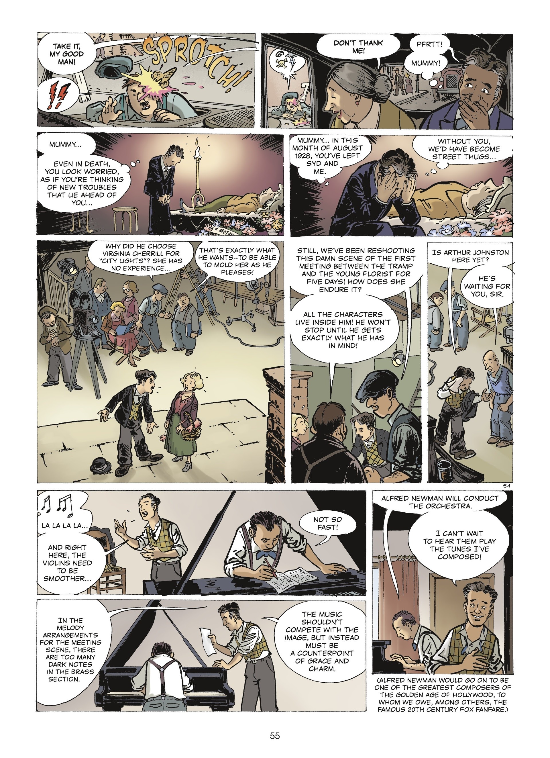 Read online The Stars of History: Charlie Chaplin comic -  Issue # TPB - 53