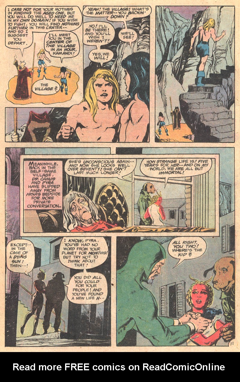 Read online Kamandi, The Last Boy On Earth comic -  Issue #51 - 12