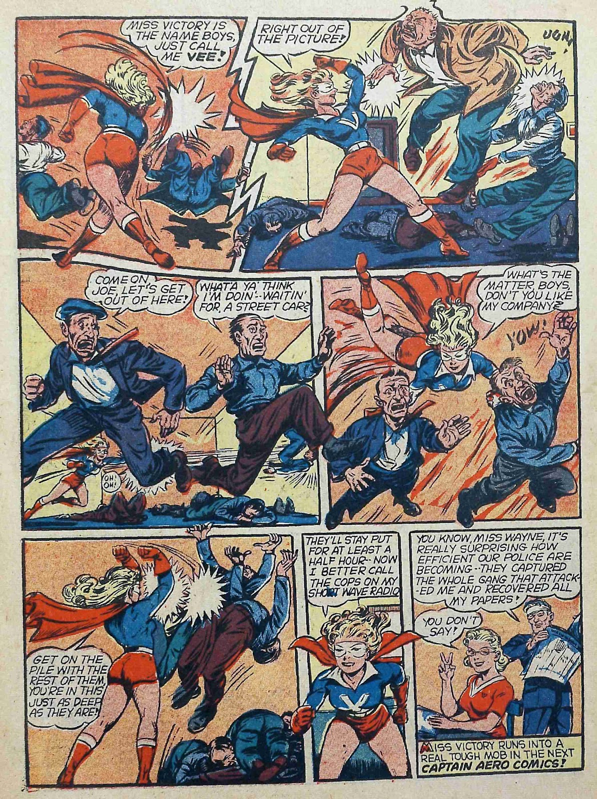Captain Aero Comics issue 10 - Page 58