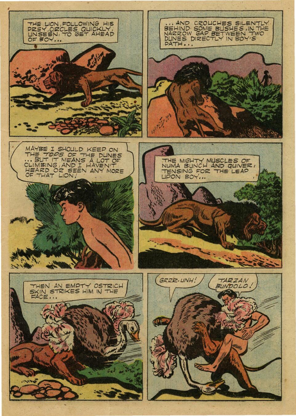 Read online Tarzan (1948) comic -  Issue #72 - 21