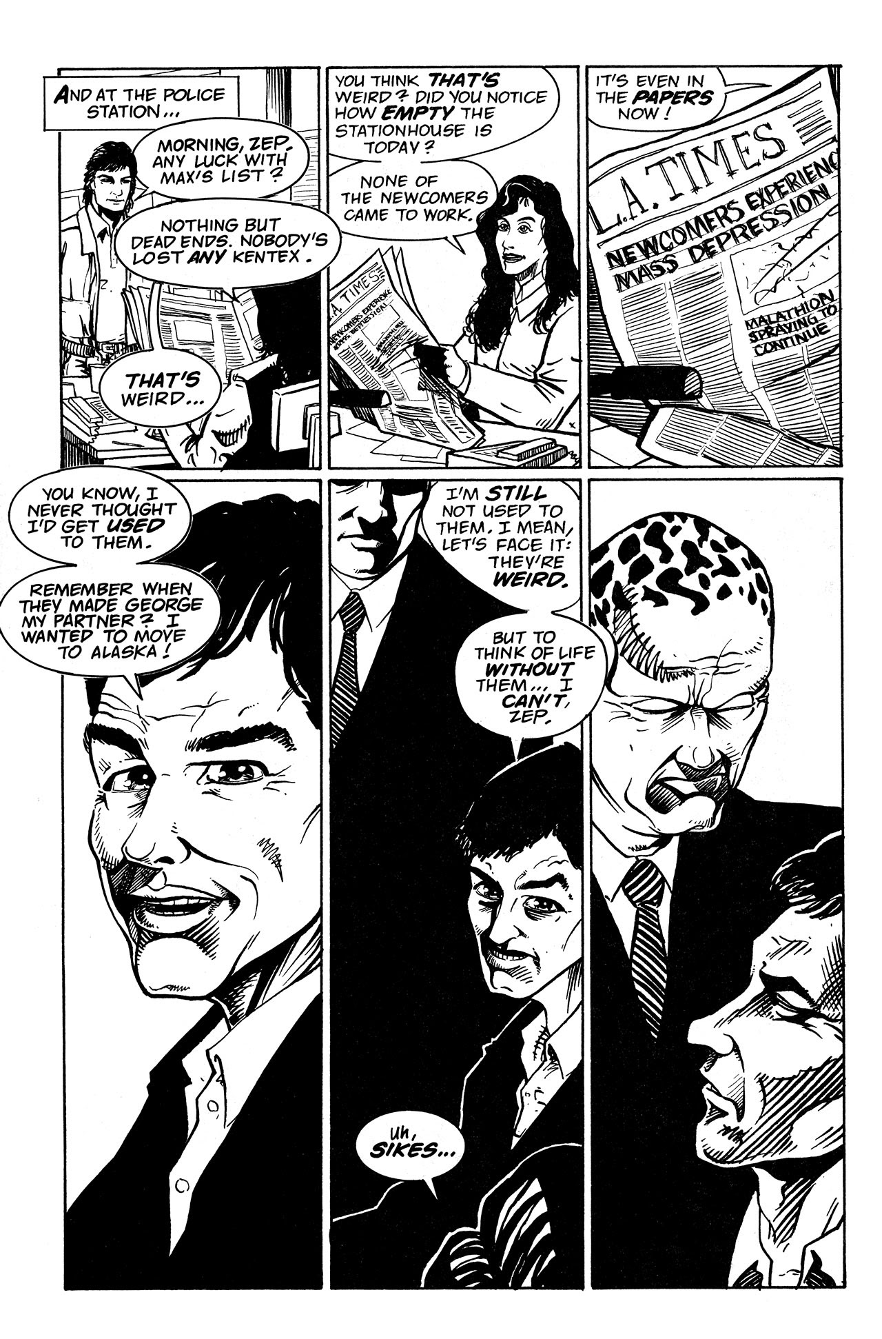 Read online Alien Nation: The Lost Episode comic -  Issue # Full - 19