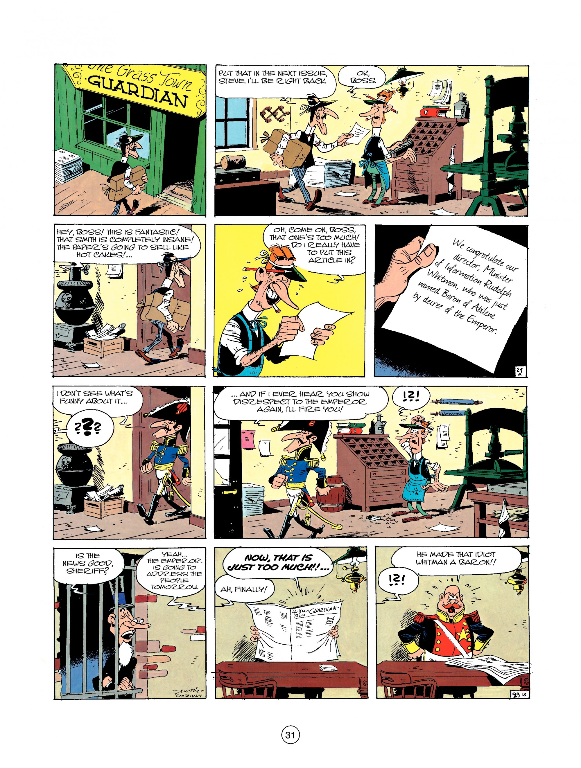 Read online A Lucky Luke Adventure comic -  Issue #22 - 31