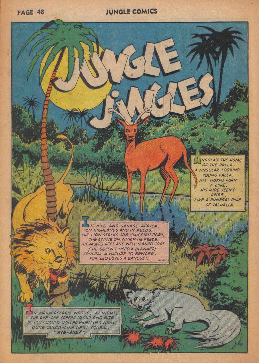 Read online Jungle Comics comic -  Issue #29 - 49