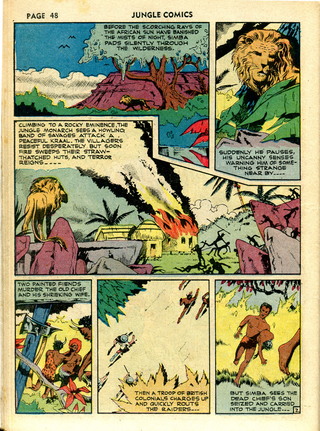 Read online Jungle Comics comic -  Issue #26 - 50
