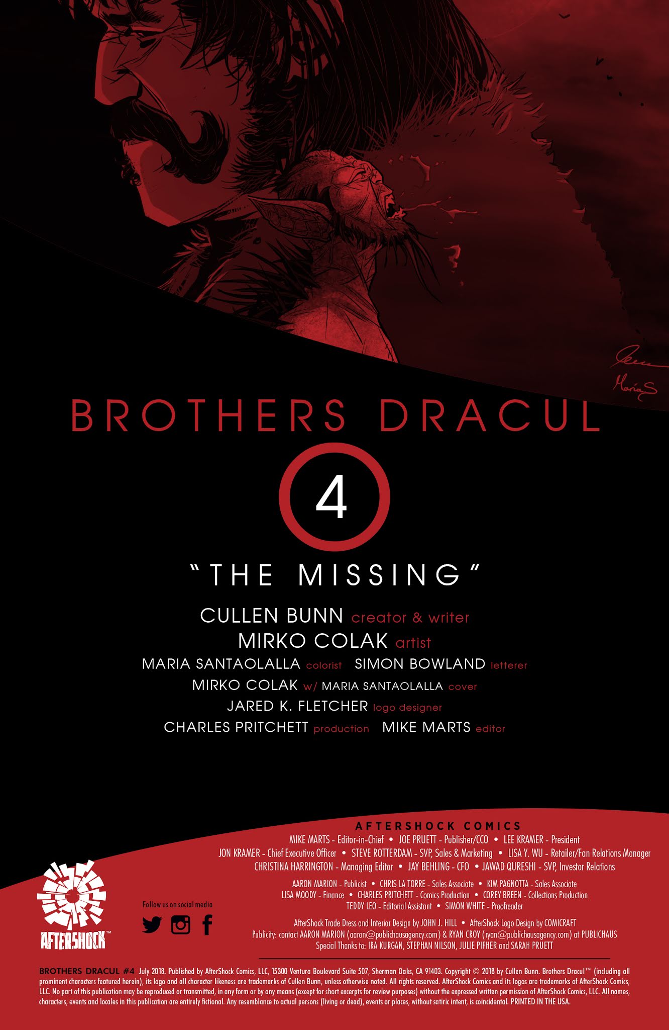 Read online Brothers Dracul comic -  Issue #4 - 2