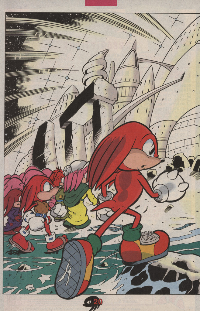 Read online Knuckles the Echidna comic -  Issue #12 - 28