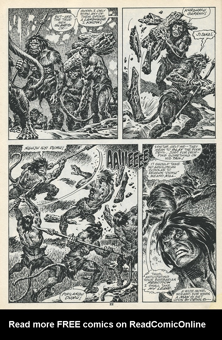 Read online The Savage Sword Of Conan comic -  Issue #193 - 24