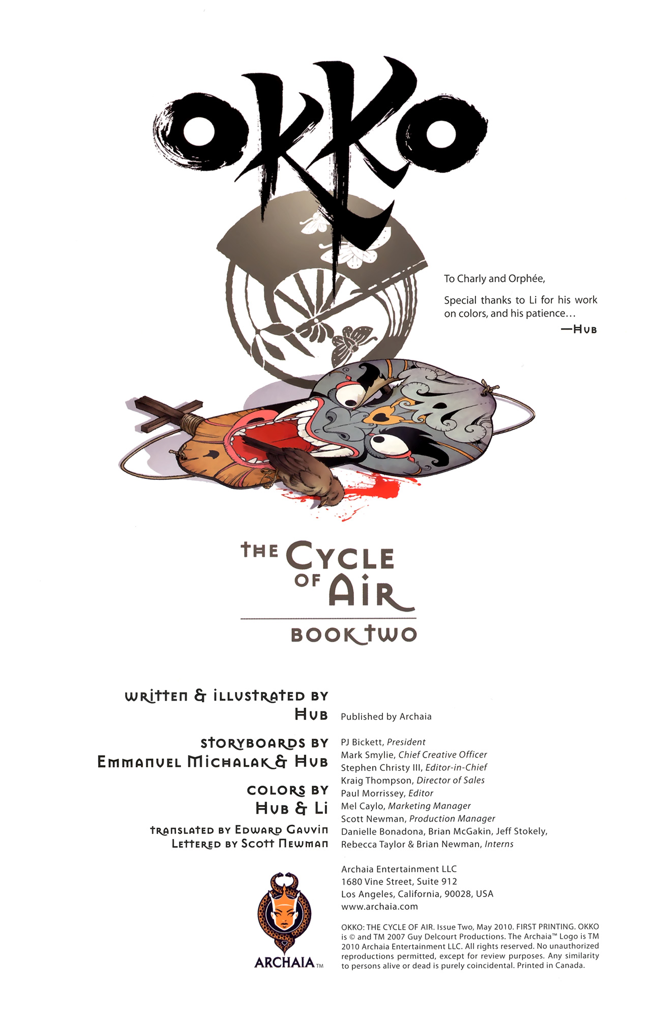 Read online Okko: The Cycle of Air comic -  Issue #2 - 2