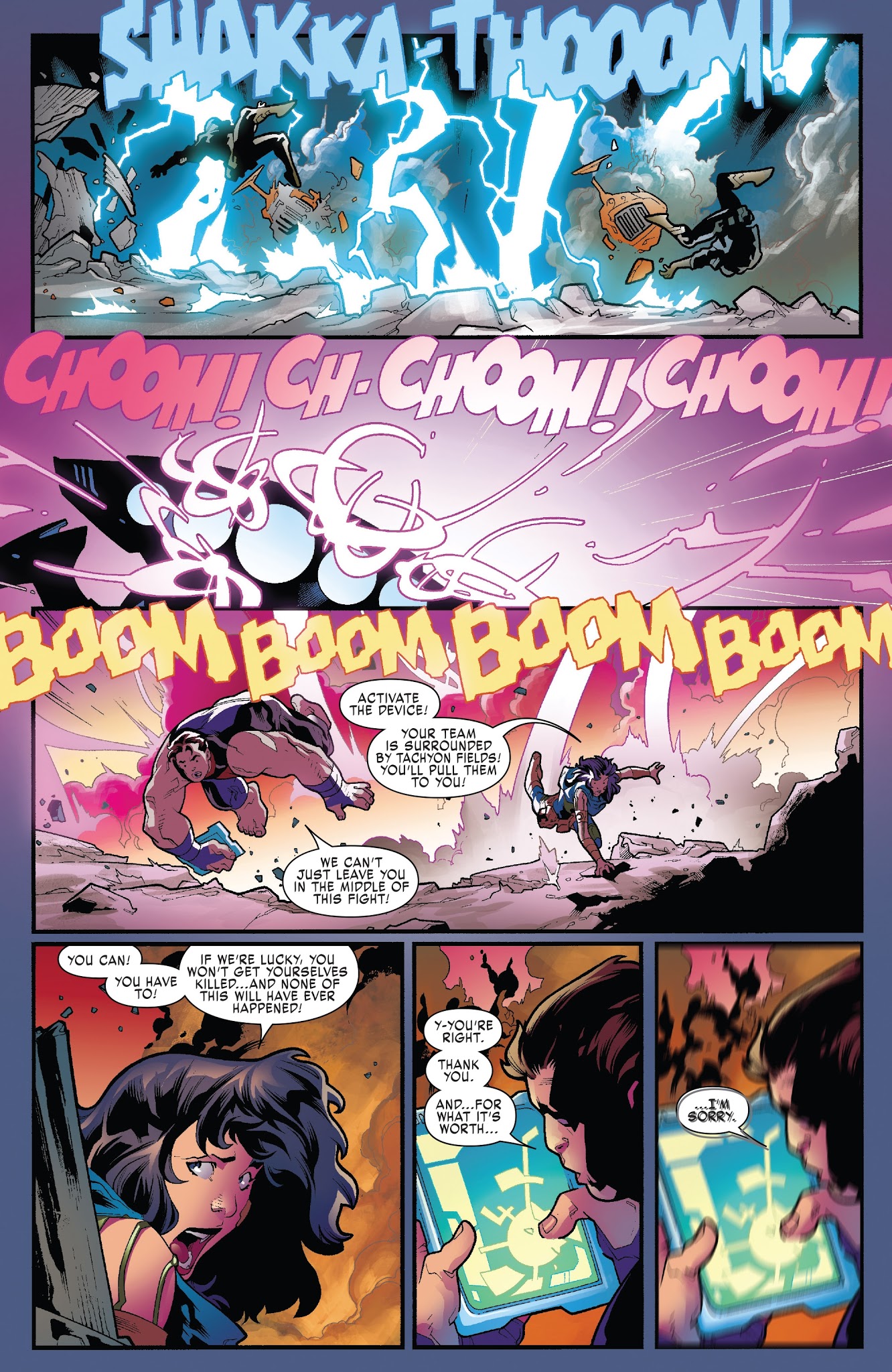 Read online X-Men: Blue comic -  Issue #17 - 18