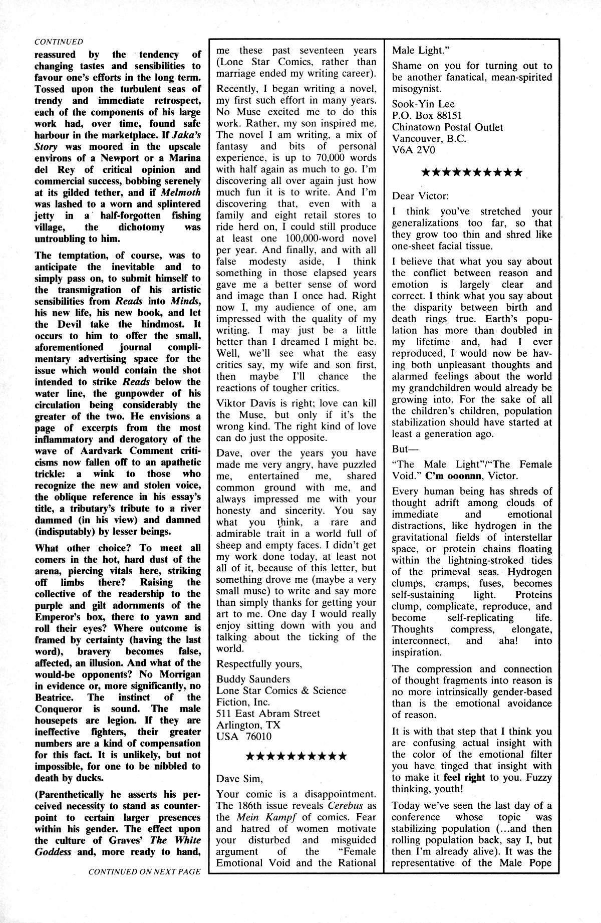 Read online Cerebus comic -  Issue #189 - 25