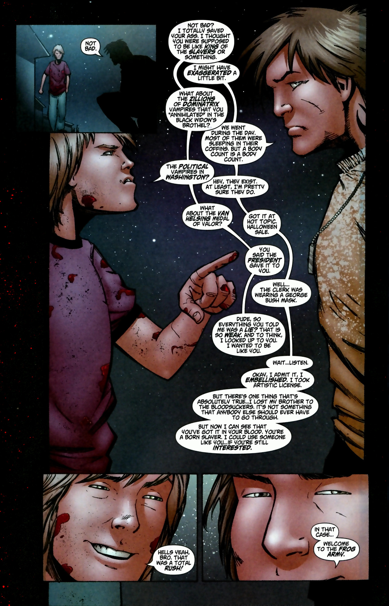 Read online Lost Boys: Reign of Frogs comic -  Issue #4 - 14