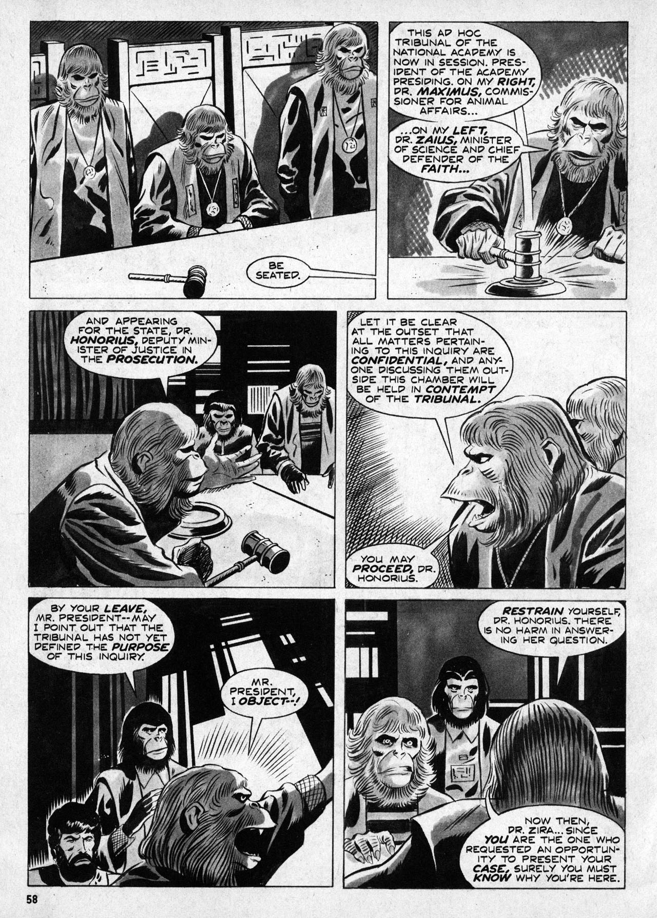 Read online Planet of the Apes comic -  Issue #4 - 52