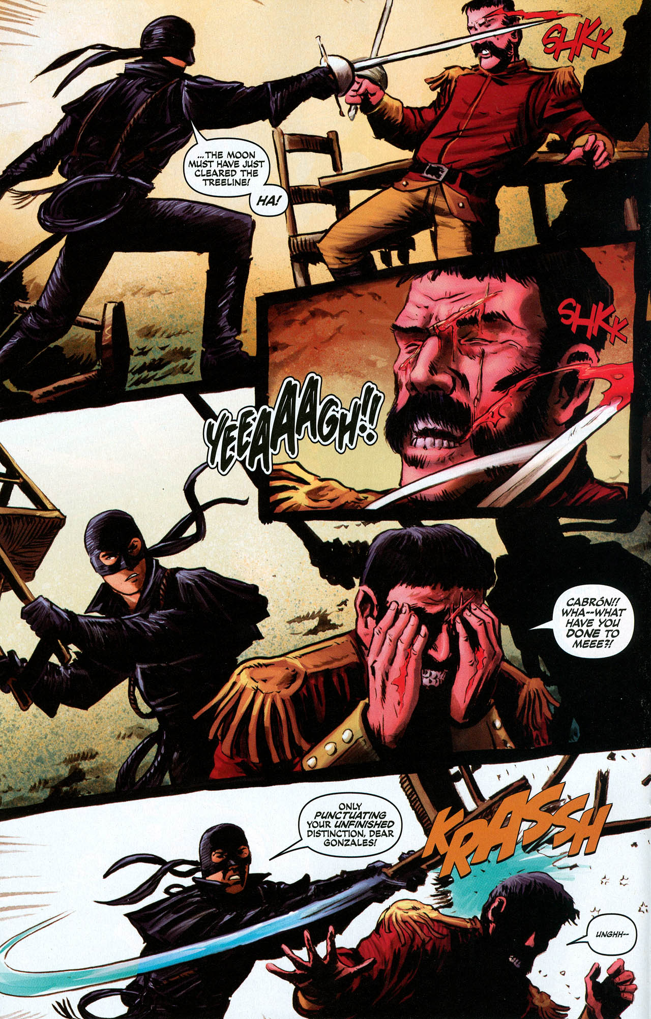 Read online Zorro (2008) comic -  Issue #8 - 17