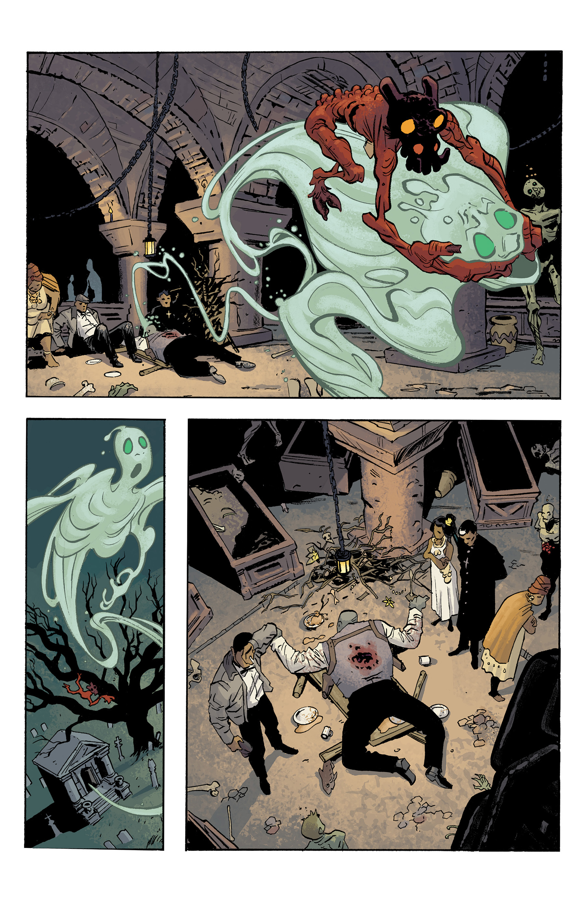 Read online Lobster Johnson: Garden of Bones comic -  Issue # Full - 22