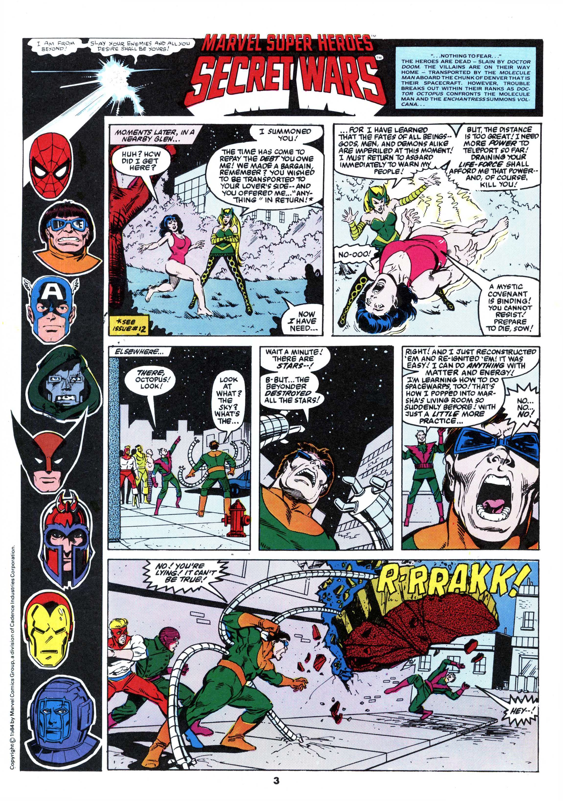 Read online Secret Wars (1985) comic -  Issue #28 - 3