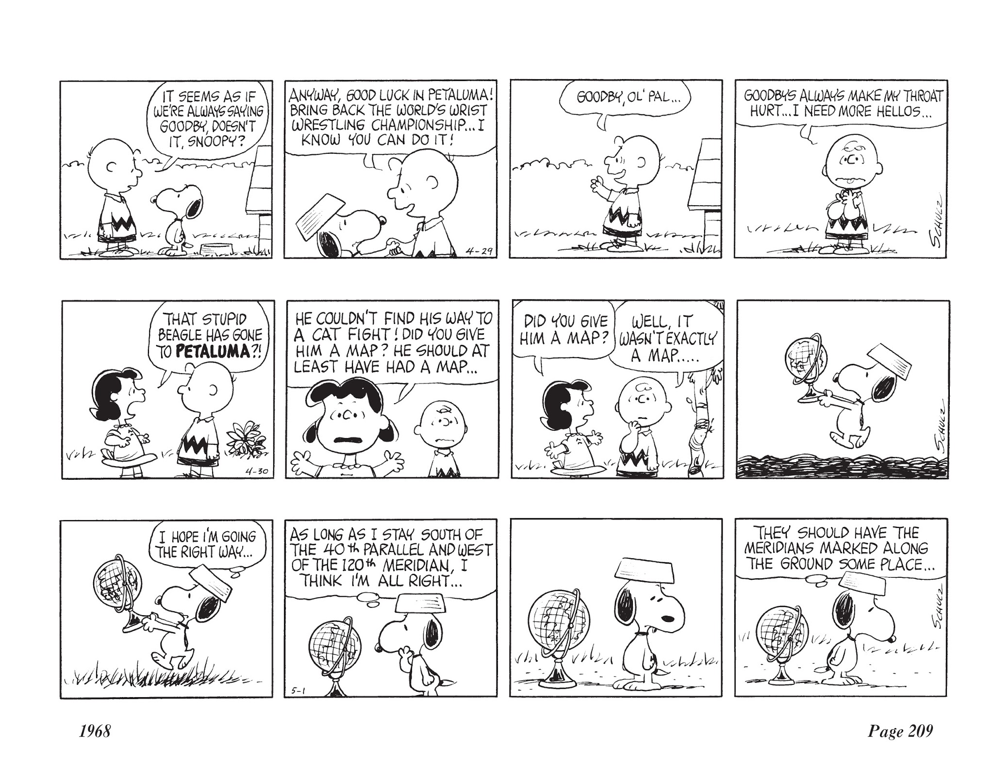 Read online The Complete Peanuts comic -  Issue # TPB 9 - 220