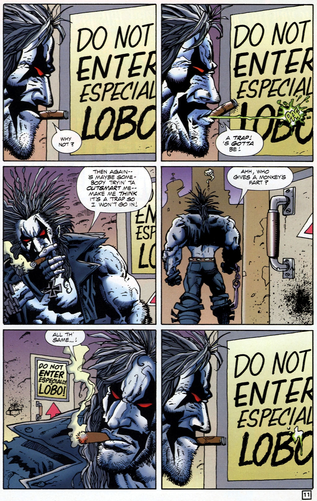 Read online Lobo: Death and Taxes comic -  Issue #3 - 11