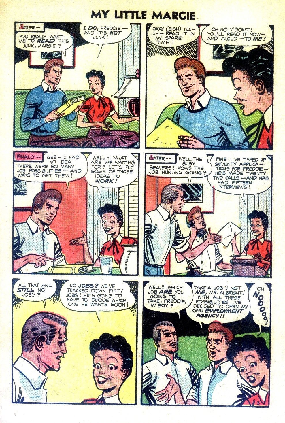 Read online My Little Margie (1954) comic -  Issue #5 - 25