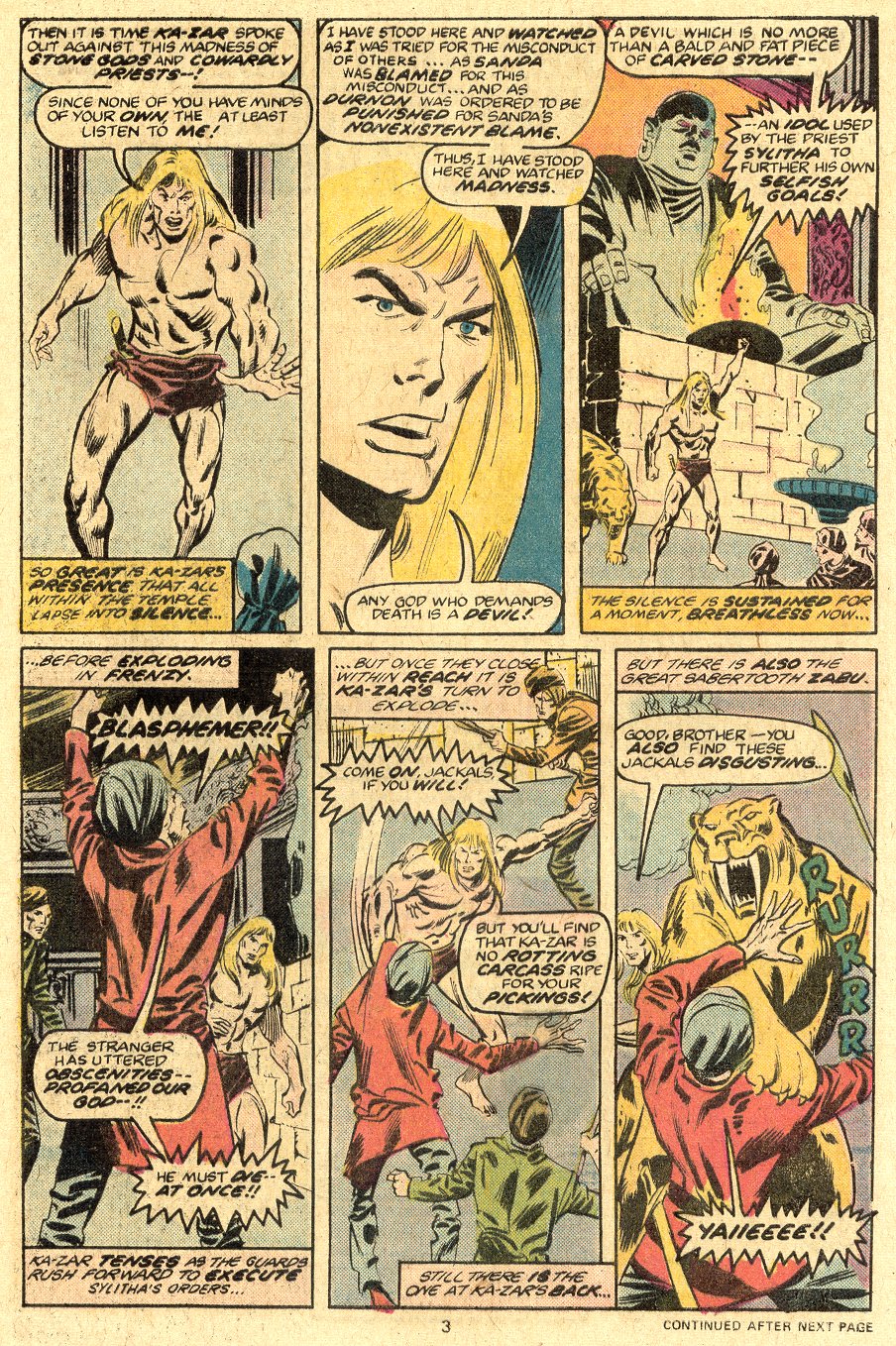 Read online Ka-Zar comic -  Issue #11 - 4