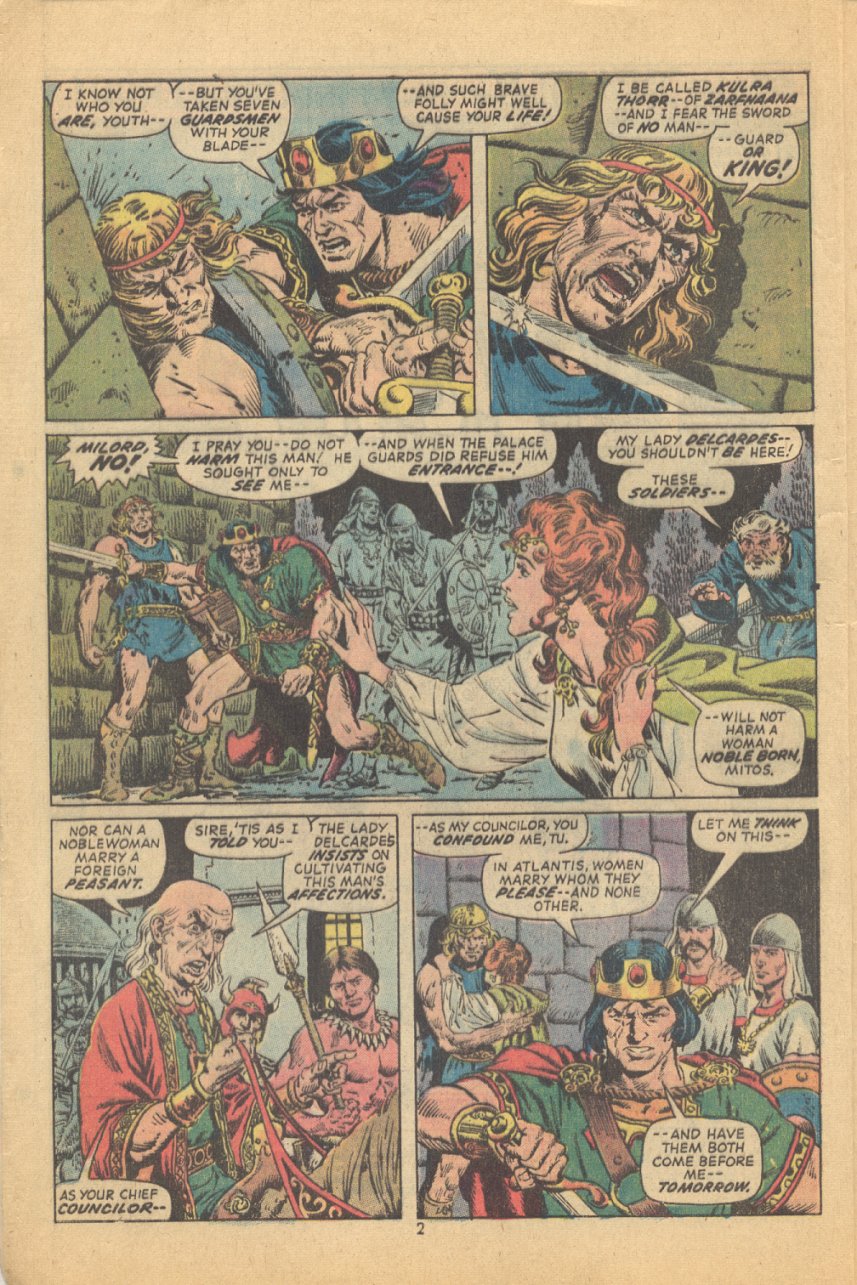 Read online Kull, the Conqueror (1971) comic -  Issue #7 - 3