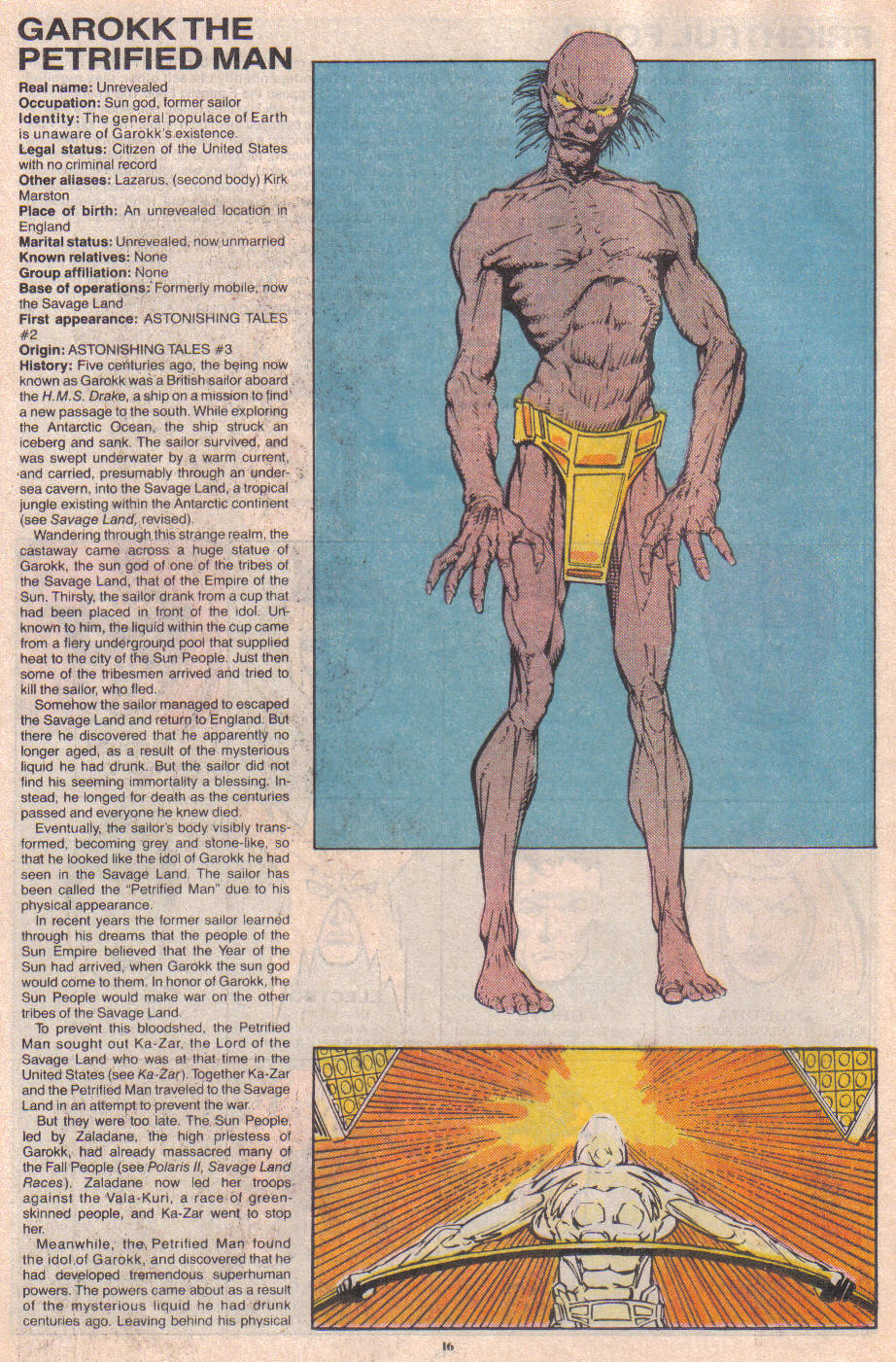Read online The Official Handbook of the Marvel Universe: Update '89 comic -  Issue #3 - 18