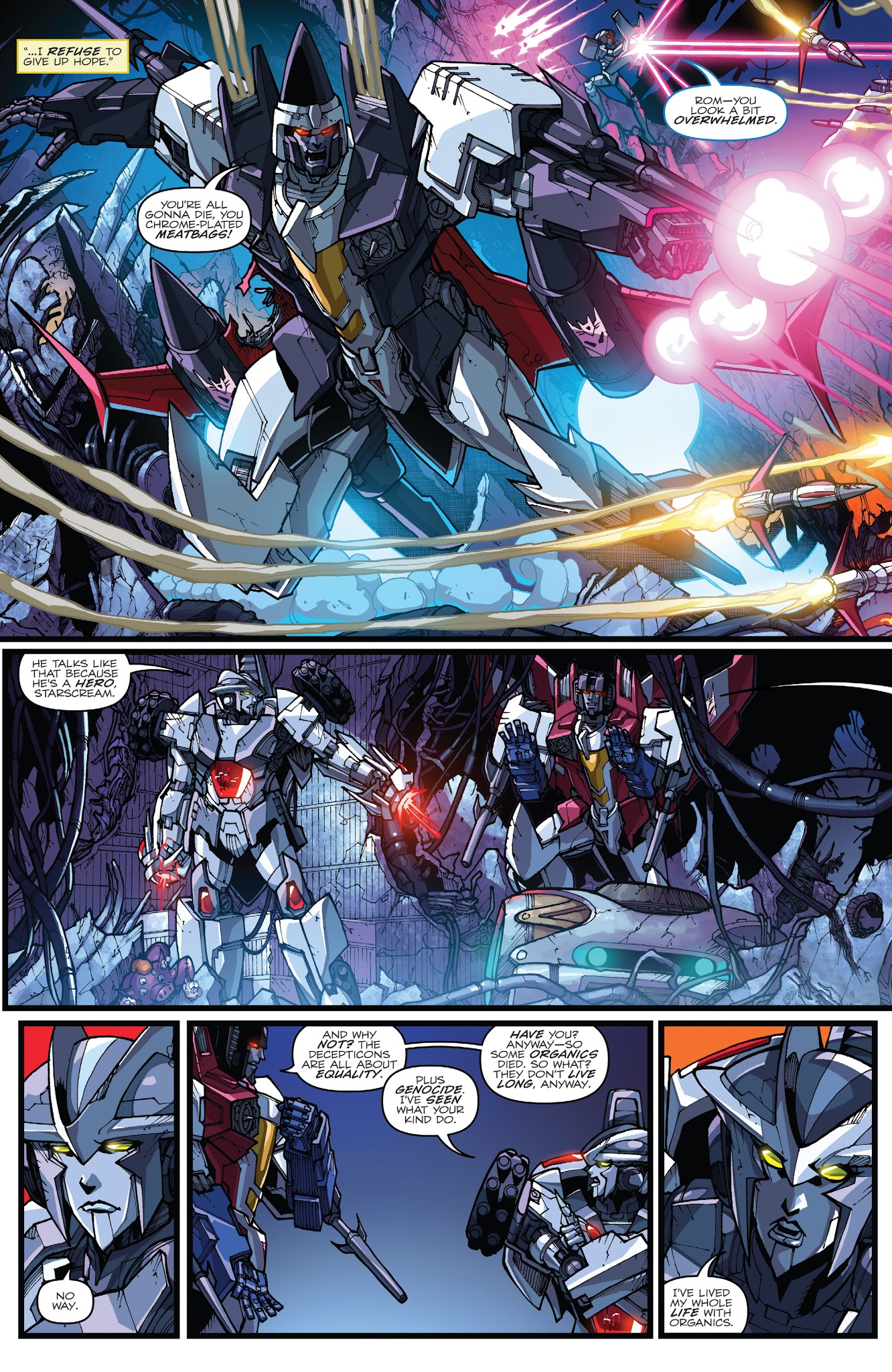 Read online ROM vs. Transformers: Shining Armor comic -  Issue # _TPB 1 - 78