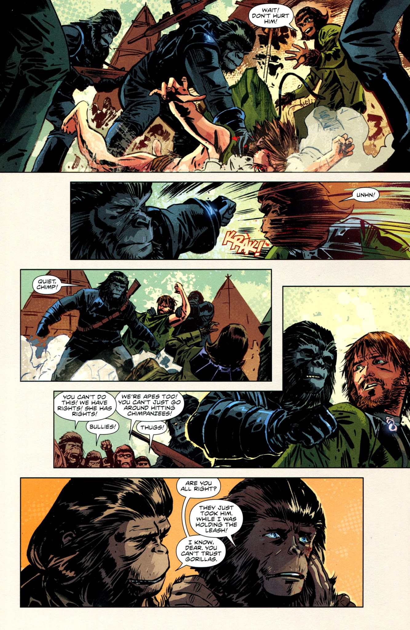 Read online Betrayal of the Planet of the Apes comic -  Issue #3 - 8