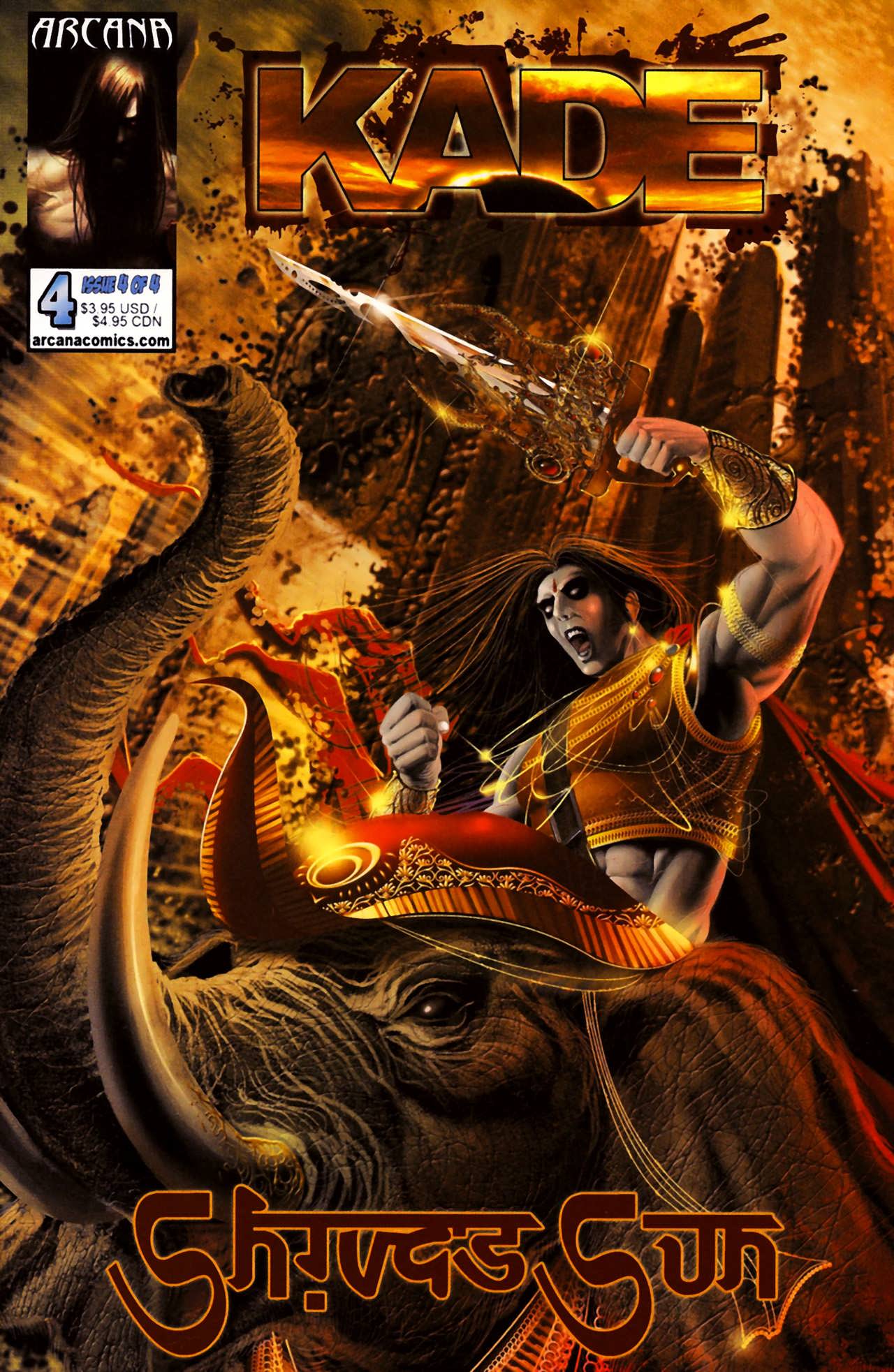 Read online Kade: Shiva's Sun comic -  Issue #4 - 1