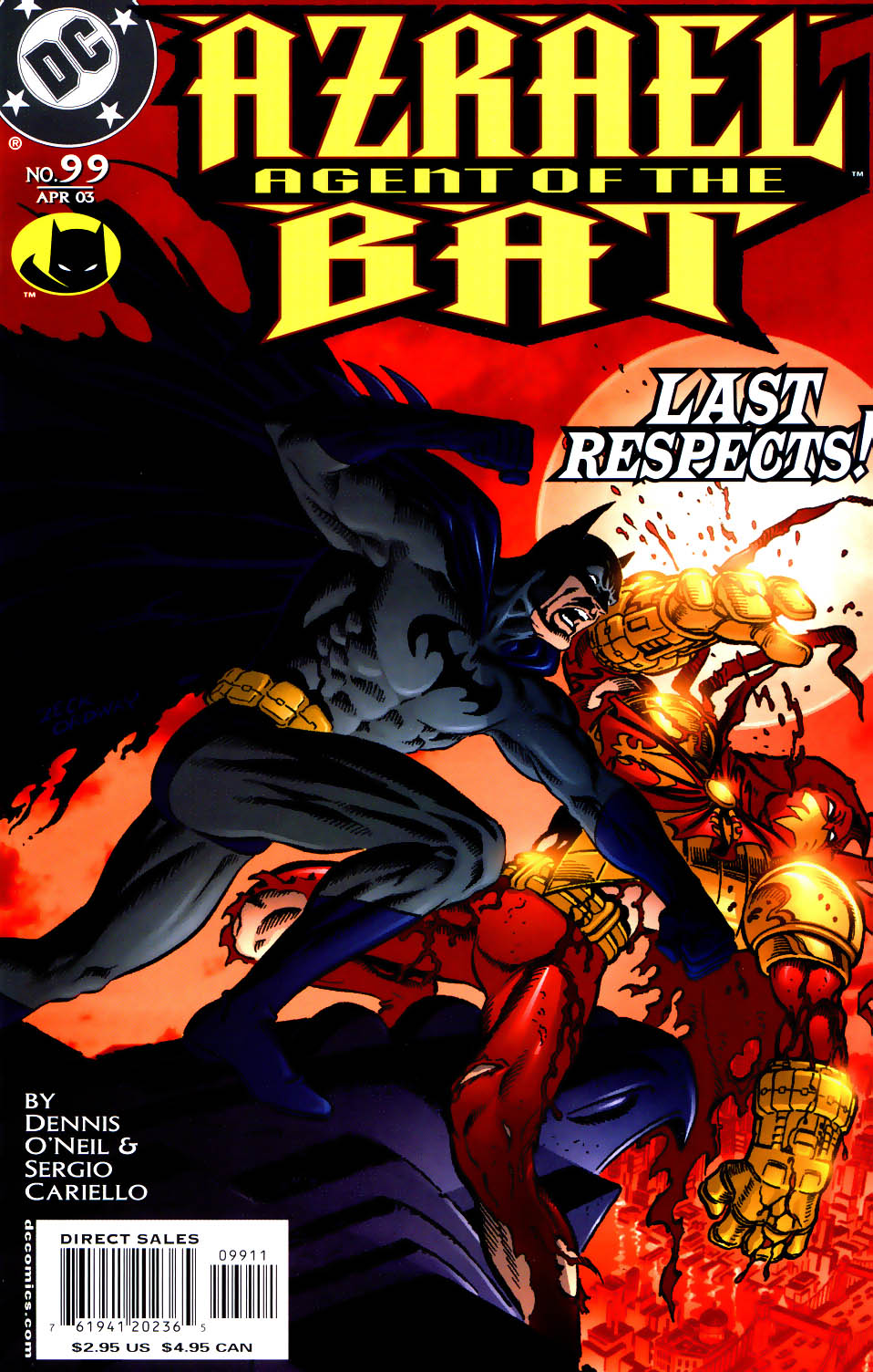Read online Azrael: Agent of the Bat comic -  Issue #99 - 1