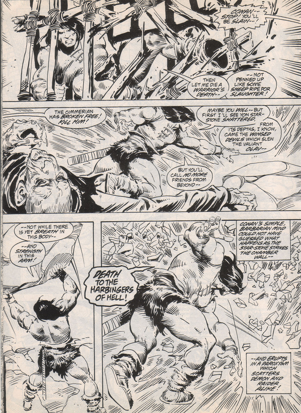 Read online The Savage Sword Of Conan comic -  Issue #222 - 17