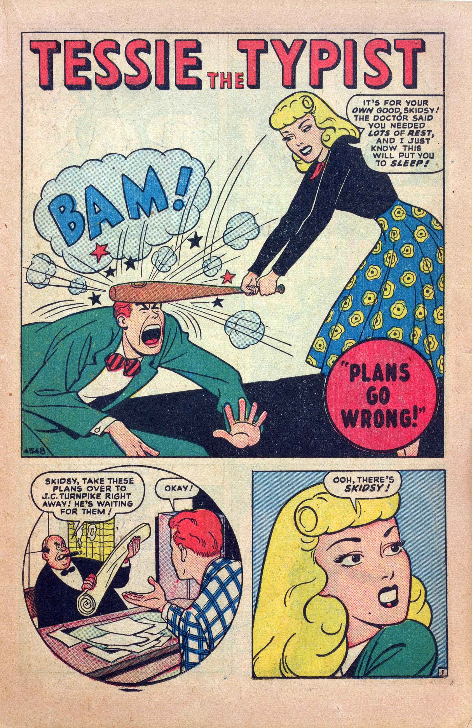 Read online Tessie the Typist comic -  Issue #21 - 31