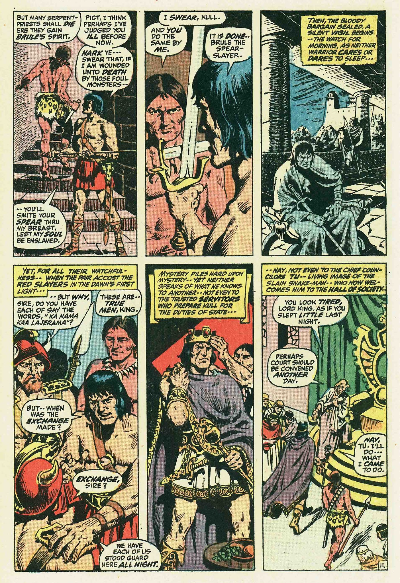 Read online Kull, the Conqueror (1971) comic -  Issue #2 - 12