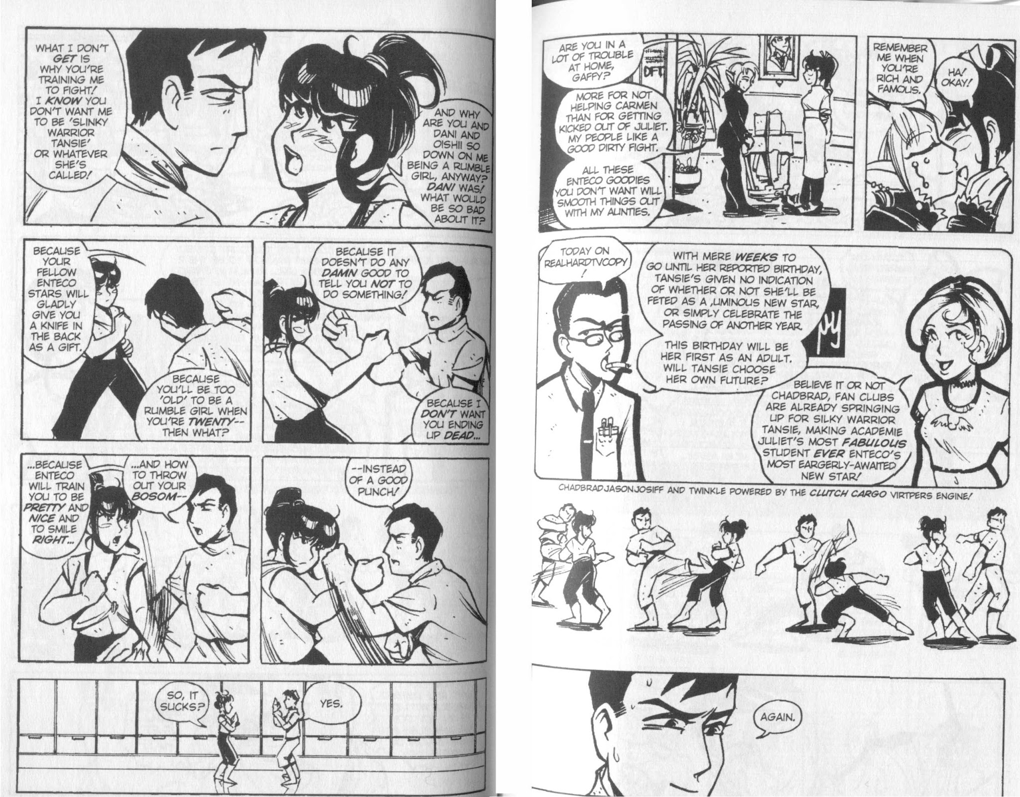 Read online Rumble Girls: Silky Warrior Tansie comic -  Issue #3 - 4