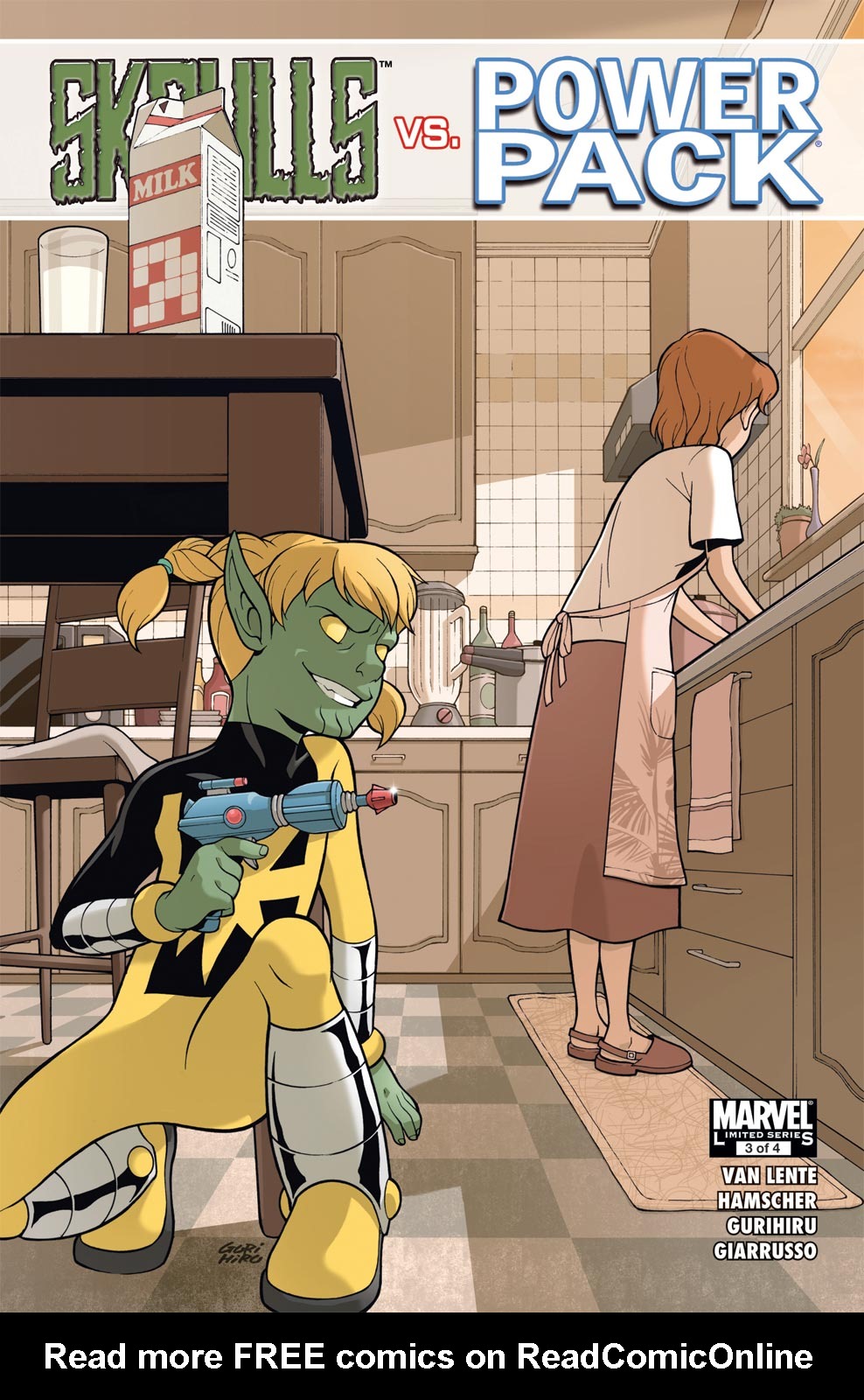 Read online Skrulls vs. Power Pack comic -  Issue #3 - 1