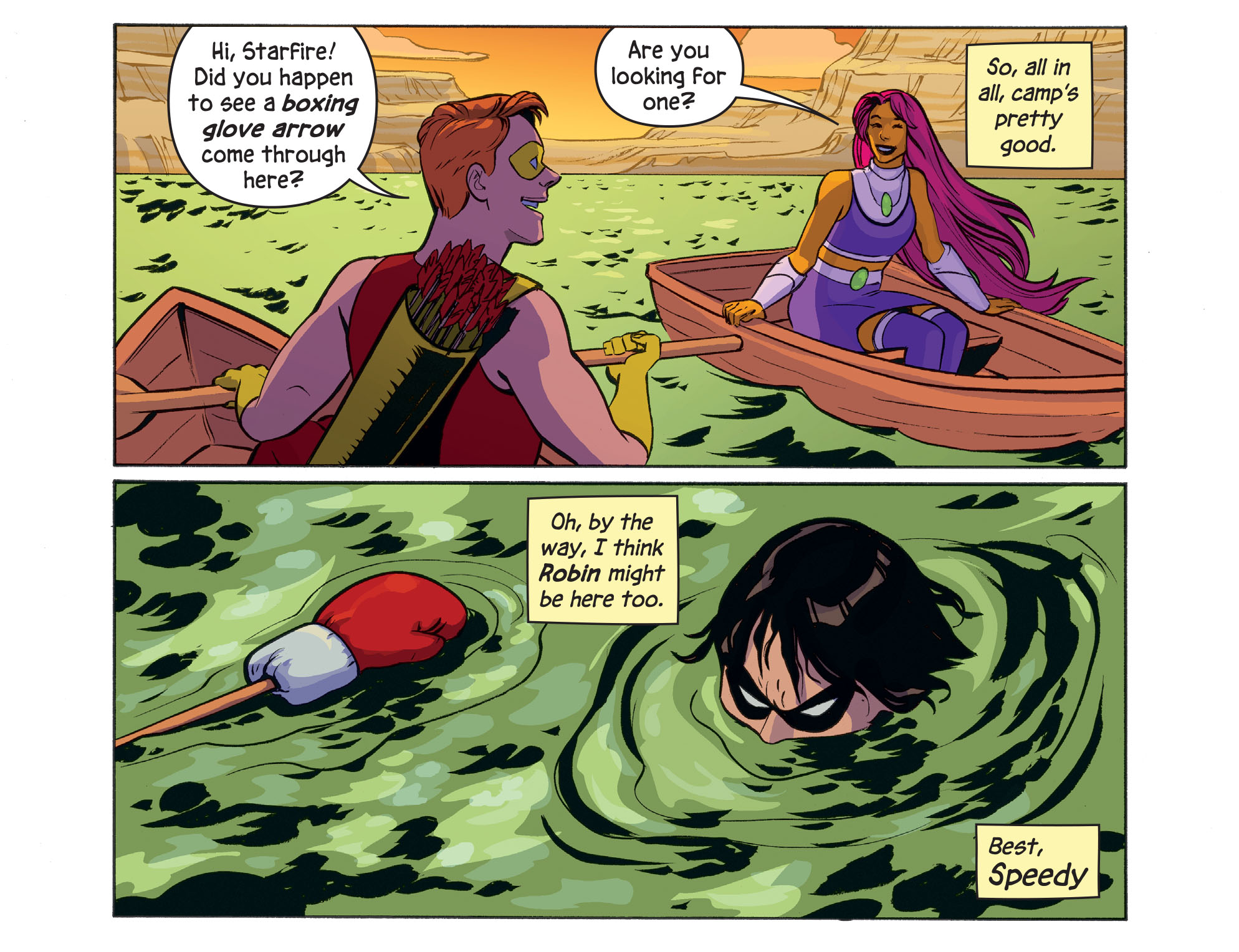 Read online Teen Titans Go! To Camp comic -  Issue #10 - 11