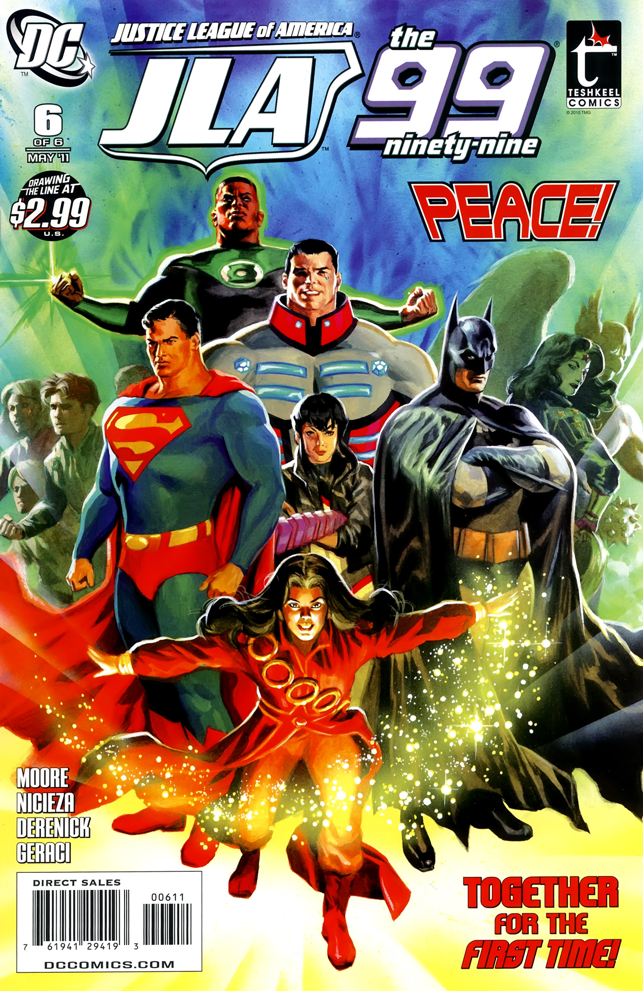 Read online Justice League of America/The 99 comic -  Issue #6 - 1