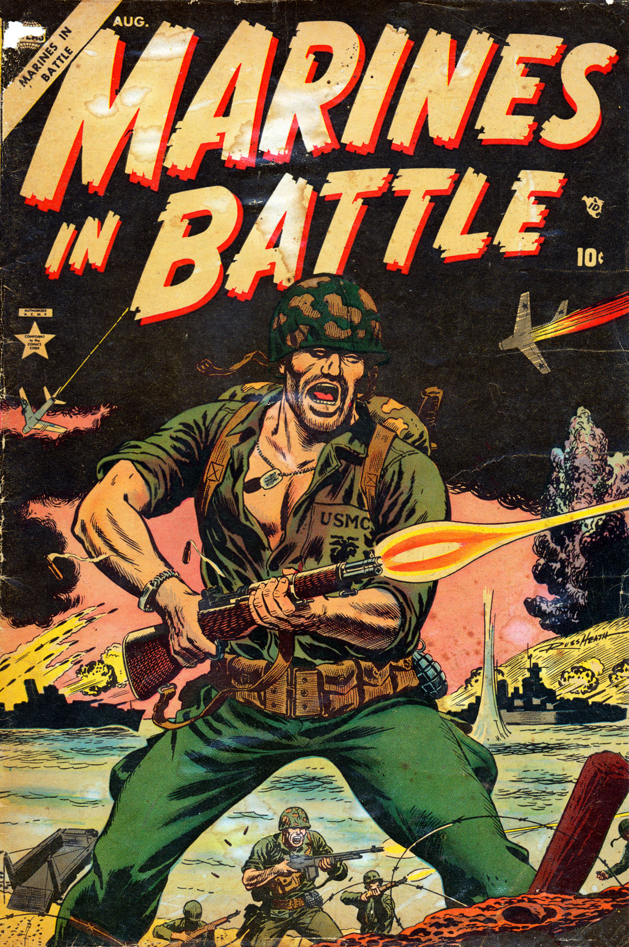 Read online Marines in Battle comic -  Issue #1 - 1