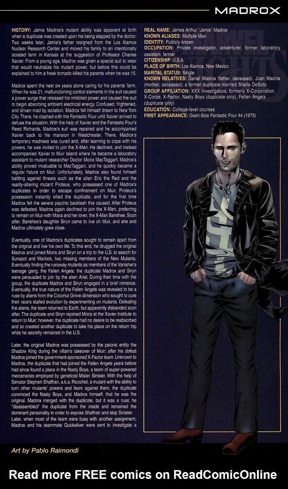 The Official Handbook of the Marvel Universe: Marvel Knights issue Full - Page 33