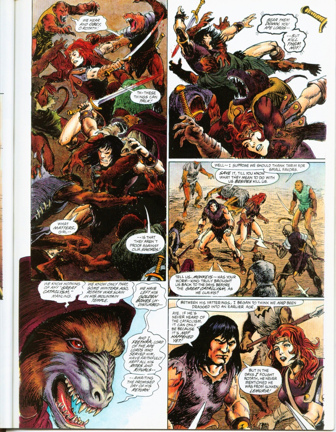 Read online Marvel Graphic Novel comic -  Issue #73 - Conan - The Ravagers Out of Time - 30