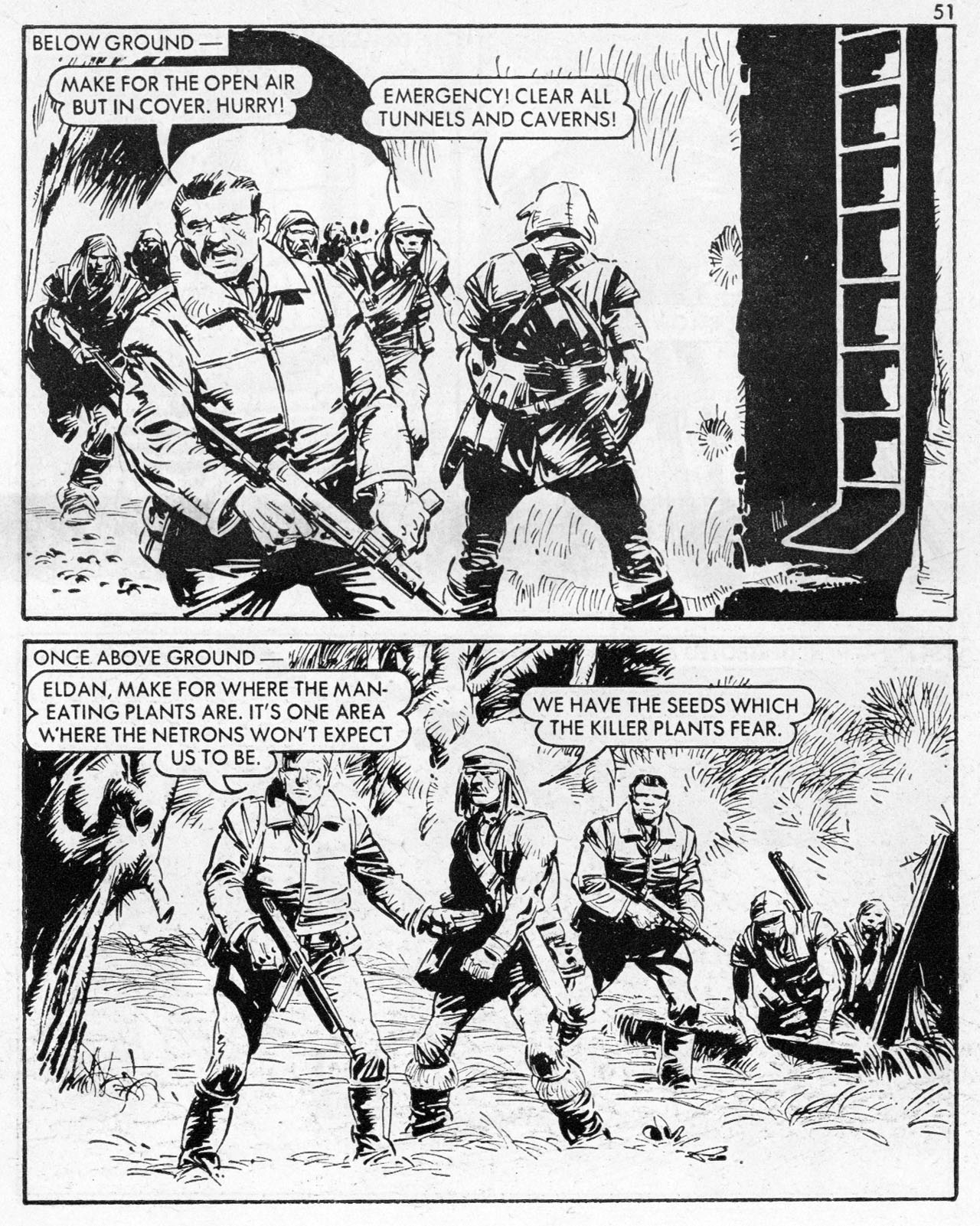 Read online Starblazer comic -  Issue #105 - 51