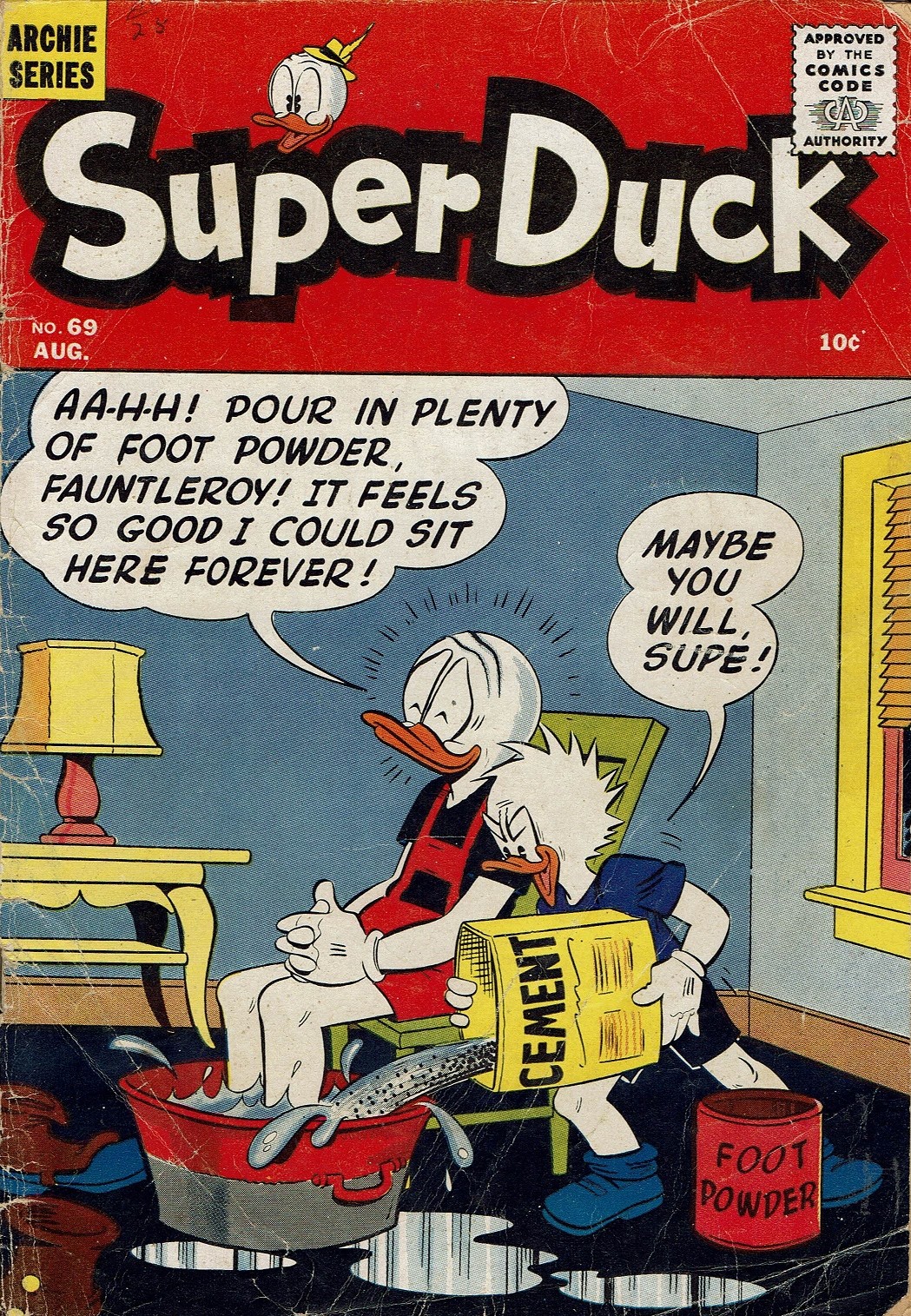 Read online Super Duck Comics comic -  Issue #69 - 1