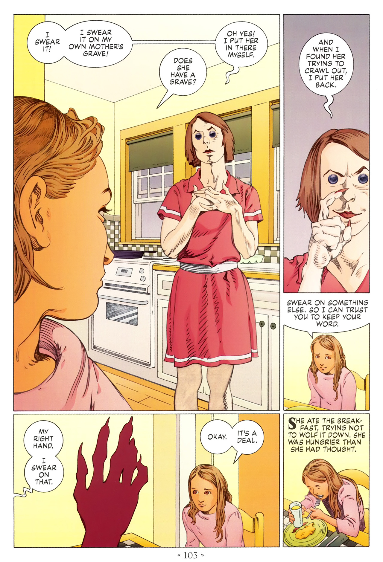 Read online Coraline comic -  Issue #1 - 109