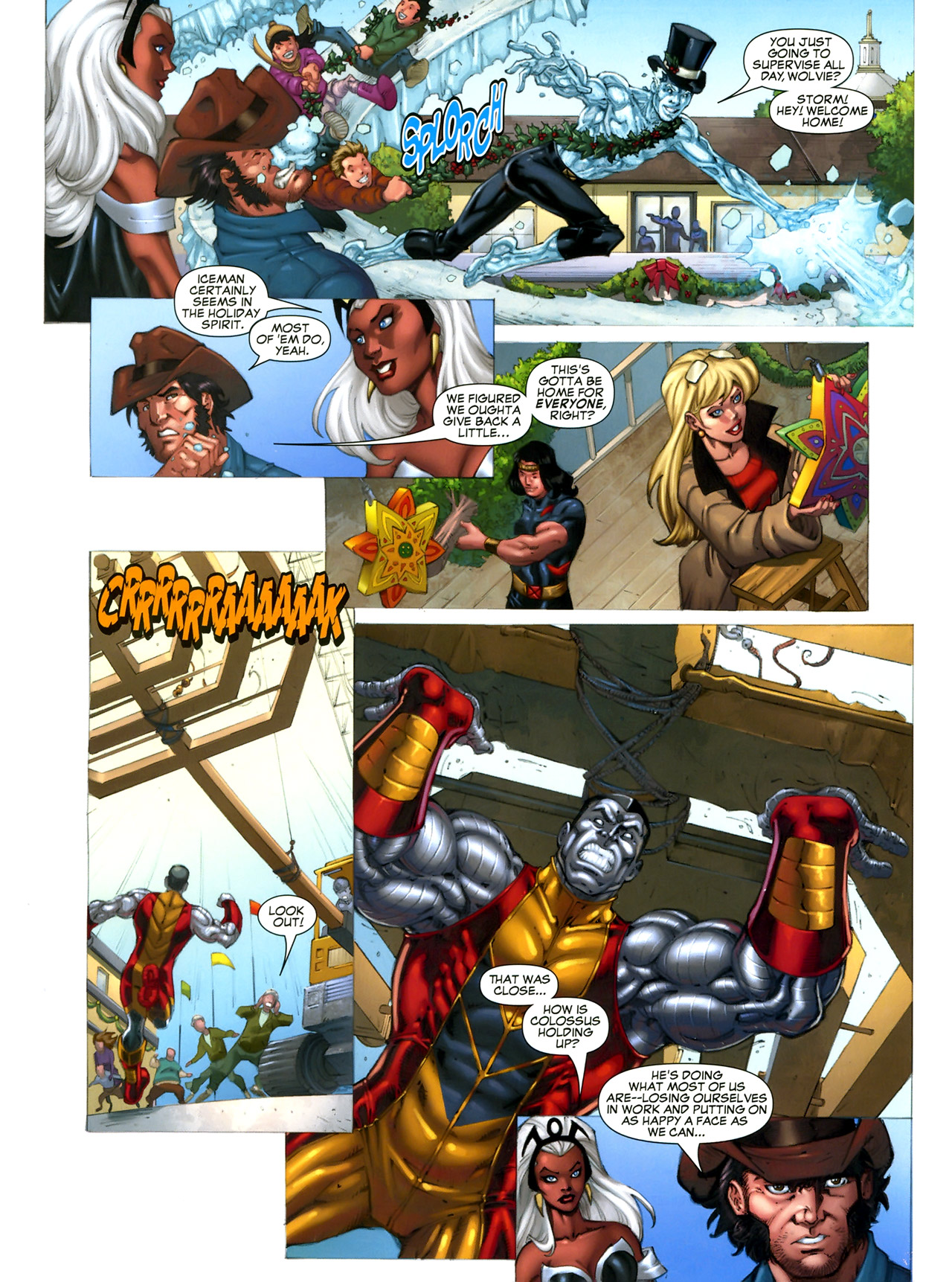 Read online Marvel Holiday Spectacular Magazine comic -  Issue # TPB - 11