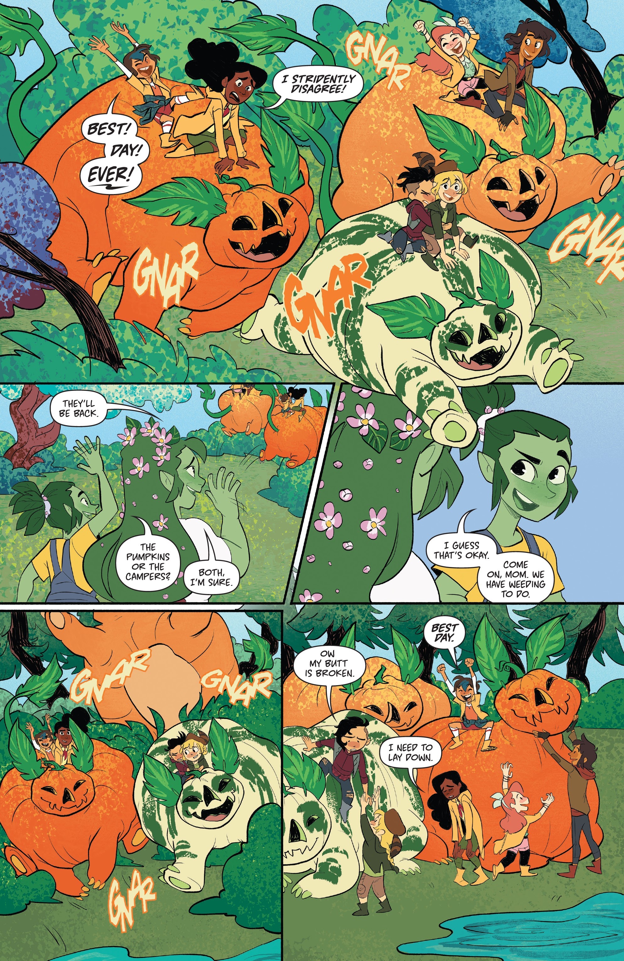 Read online Lumberjanes: Somewhere That's Green comic -  Issue # Full - 33