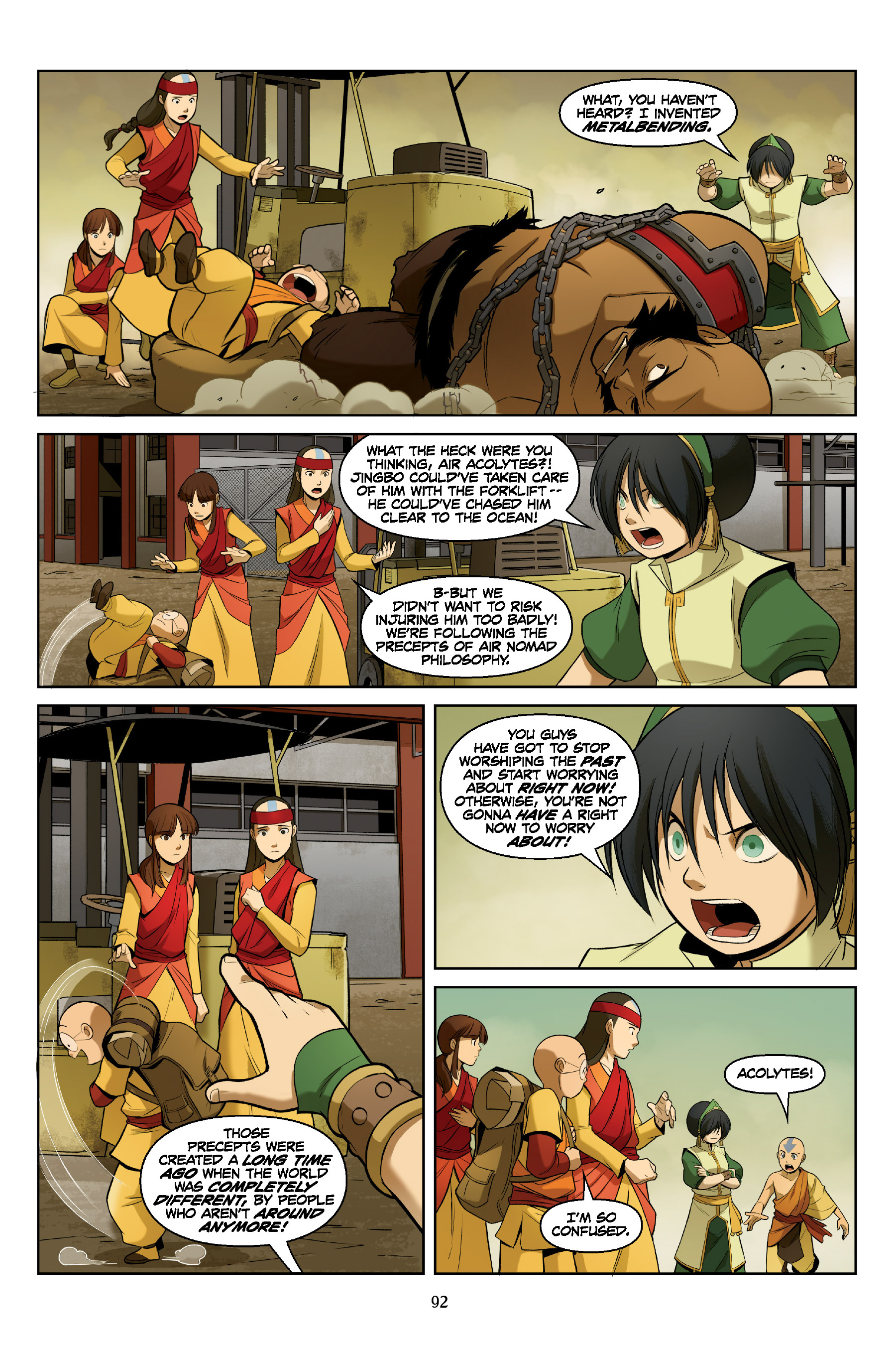 Read online Nickelodeon Avatar: The Last Airbender - The Rift comic -  Issue # _Omnibus (Part 1) - 92
